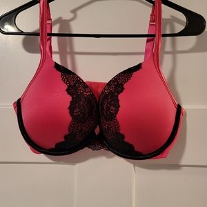 NWT Cacique Pink and Black 38D Bra